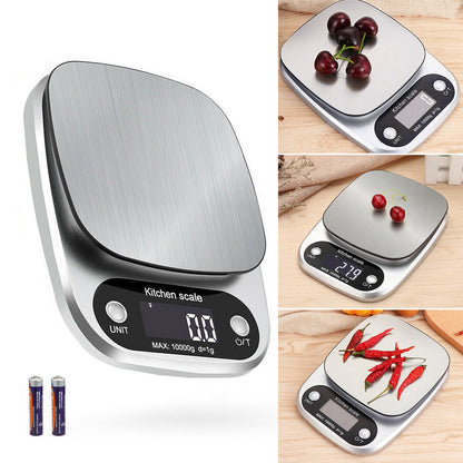 Digital Kitchen Food Scale - 22lbs Precision Diet & Postal Scale with Stainless Steel Platform
