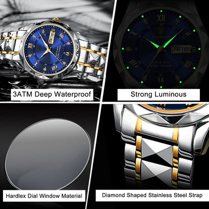 🎁Last day special, 50% off🔥2025-Christmas Hot Sale🎁 Waterproof Top Brand Luxury Man Wristwatch With Luminous