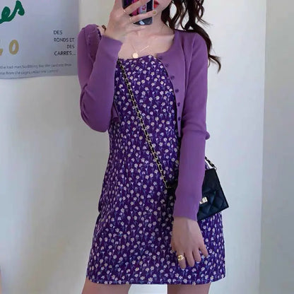 Wholesale 2020 Spring Women's Floral Mini Dress