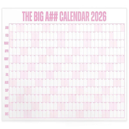 Creative Portable Oversized 2026 Annual Calendar