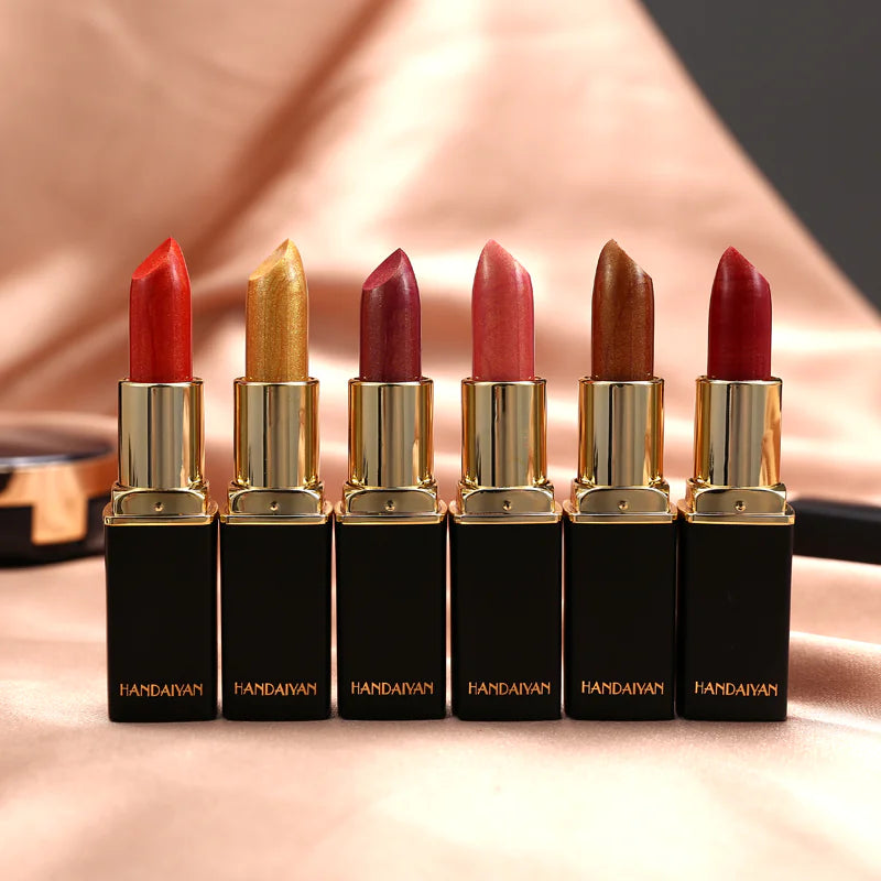 9 Colors Waterproof Velvet Glitter Nude Lipstick Set