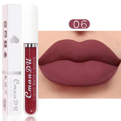 18 Colors Velvet Matte Liquid Lipstick - Waterproof Finish