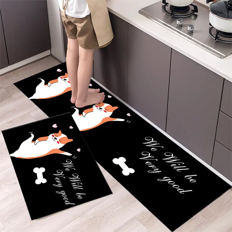 Non-Slip Waterproof Kitchen Runner Mat for Home Use