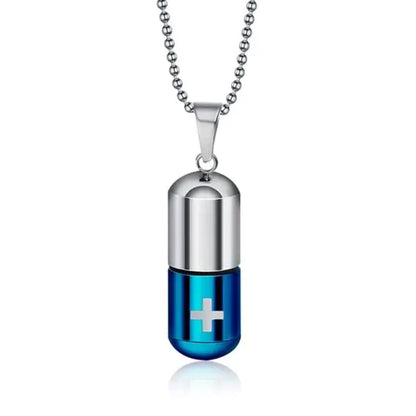 Perfume Bottle Pendant Necklace