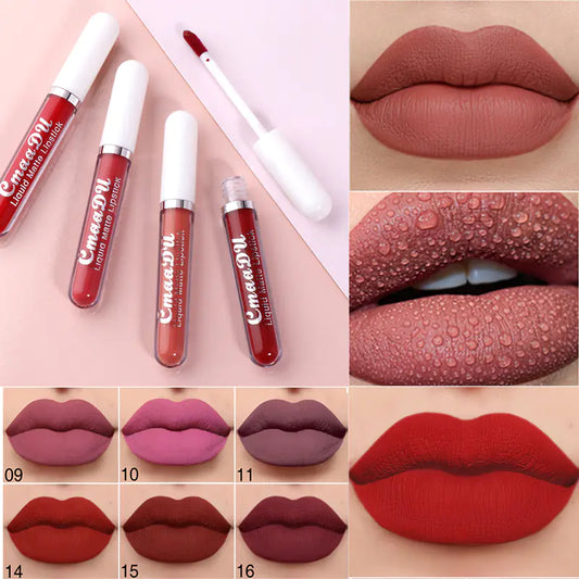 18 Colors Velvet Matte Liquid Lipstick - Waterproof Finish