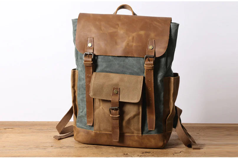 Custom Canvas Backpack for Men - Outdoor & Travel Use