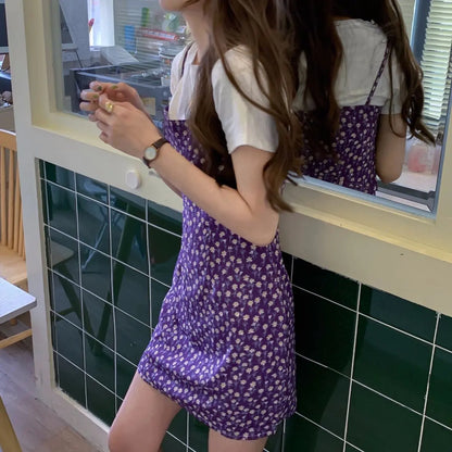 Wholesale 2020 Spring Women's Floral Mini Dress