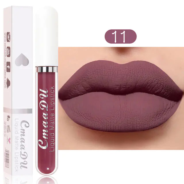 18 Colors Velvet Matte Liquid Lipstick - Waterproof Finish