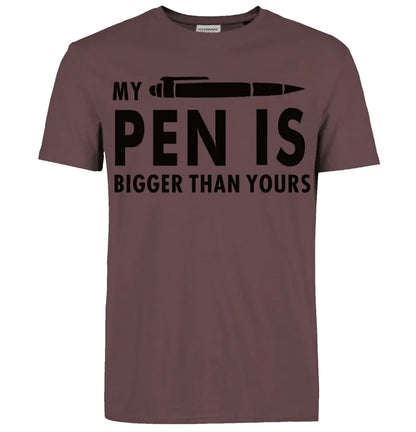 Men's Cotton Short Sleeve T-Shirt with Letter Print