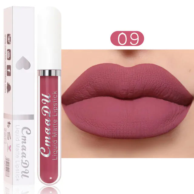 18 Colors Velvet Matte Liquid Lipstick - Waterproof Finish