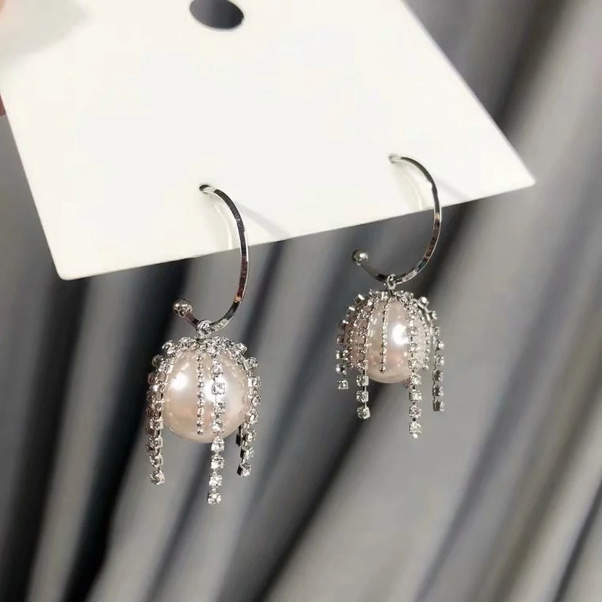 Pearl Water Drop Earrings