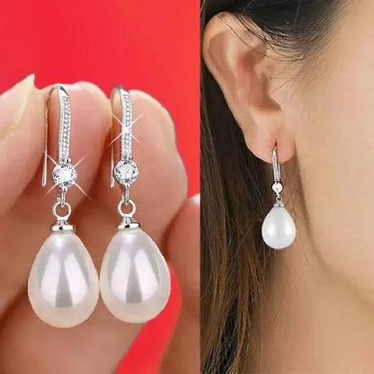 Pearl Water Drop Earrings