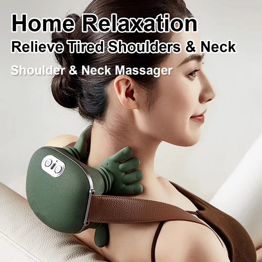 3D Shiatsu Deep-Kneading Neck Massager