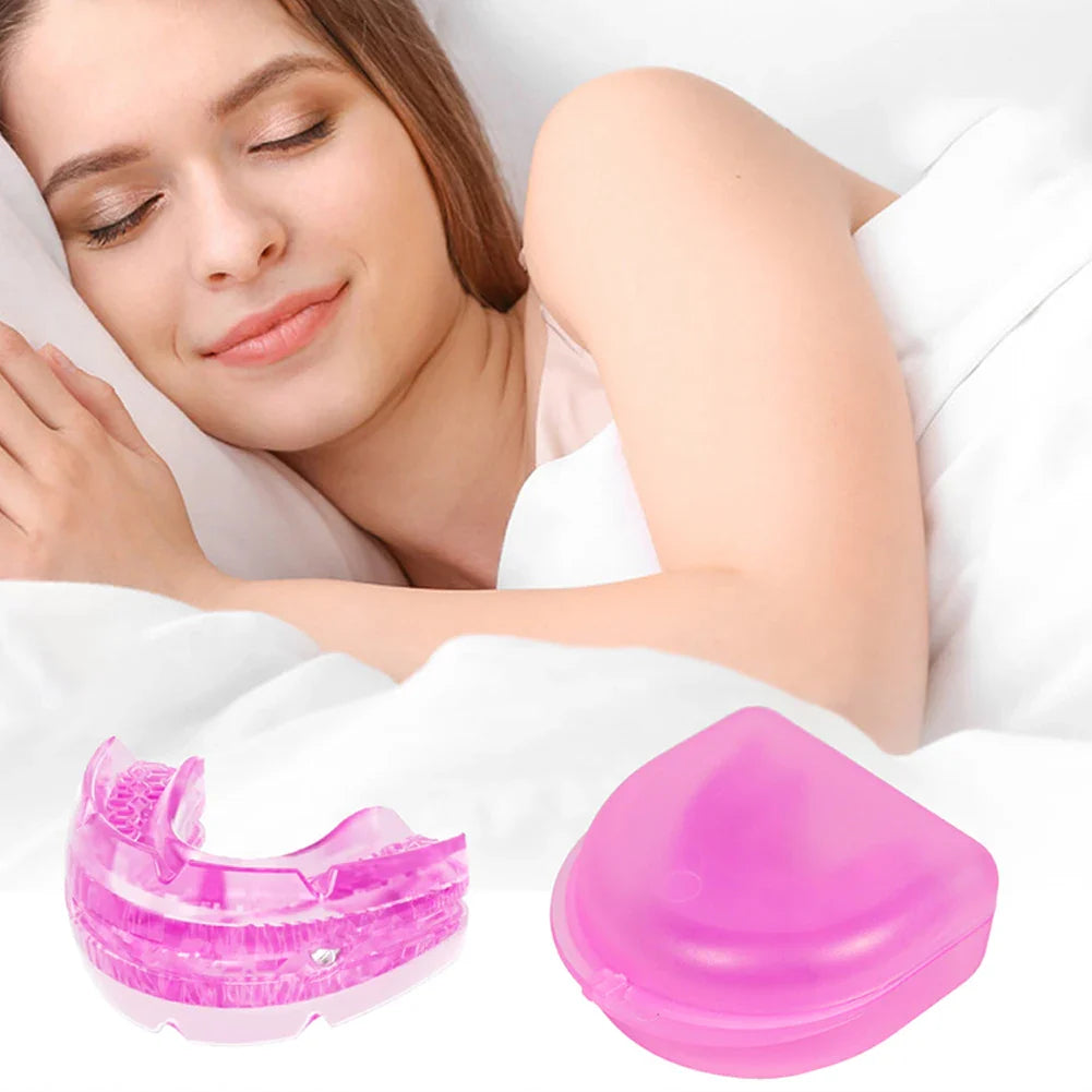 Anti Snoring Mouth Guard Improve Sleeping Adjustable Snoring Mouth Guard Anti-Apnea Teeth Bruxism Stop Snoring Device Mouthpiece