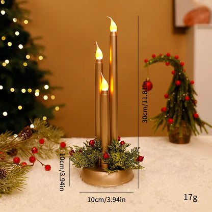 LED Electronic Candle Christmas Decorations