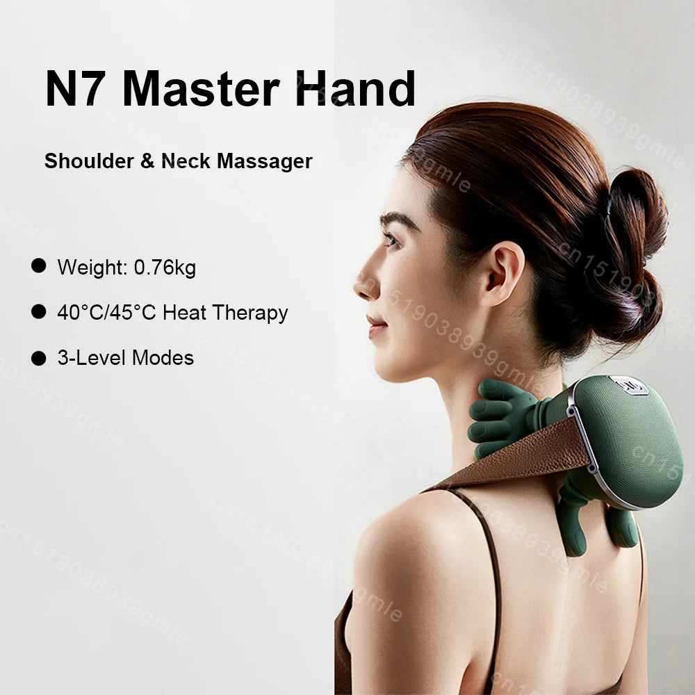 3D Shiatsu Deep-Kneading Neck Massager