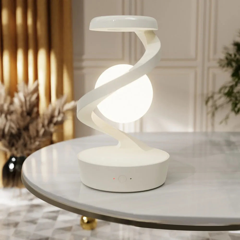 Rotating moon desk lamp & Wireless Charger