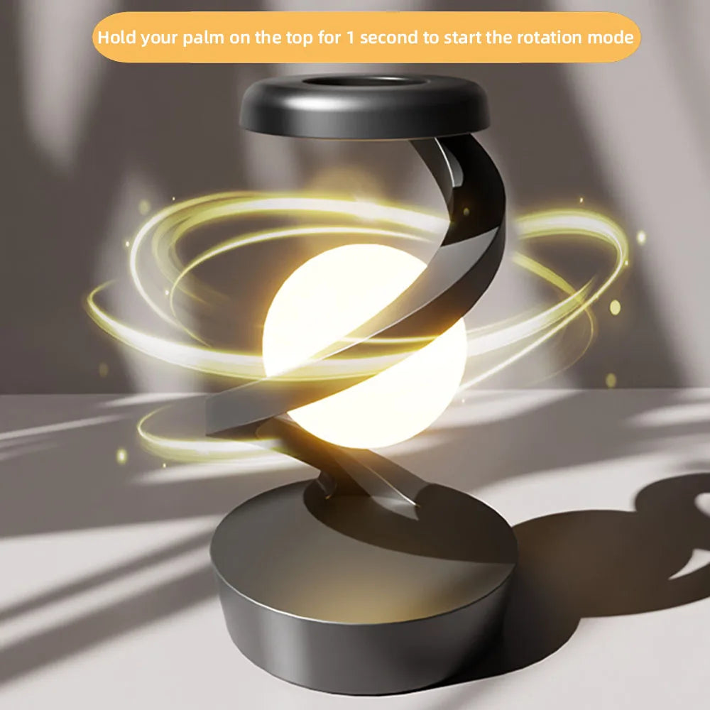 Rotating moon desk lamp & Wireless Charger