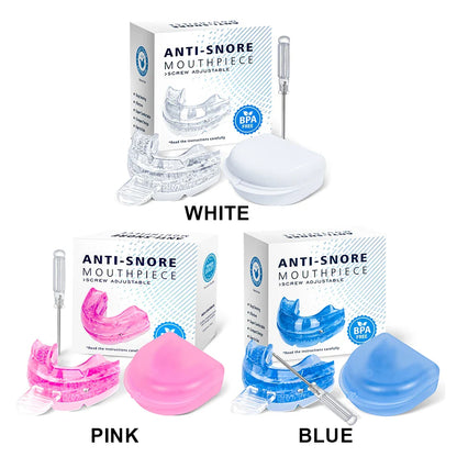 Anti Snoring Mouth Guard Improve Sleeping Adjustable Snoring Mouth Guard Anti-Apnea Teeth Bruxism Stop Snoring Device Mouthpiece