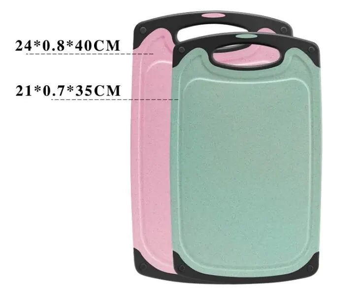 Wheat Straw Cutting Board with Nano Silver Technology