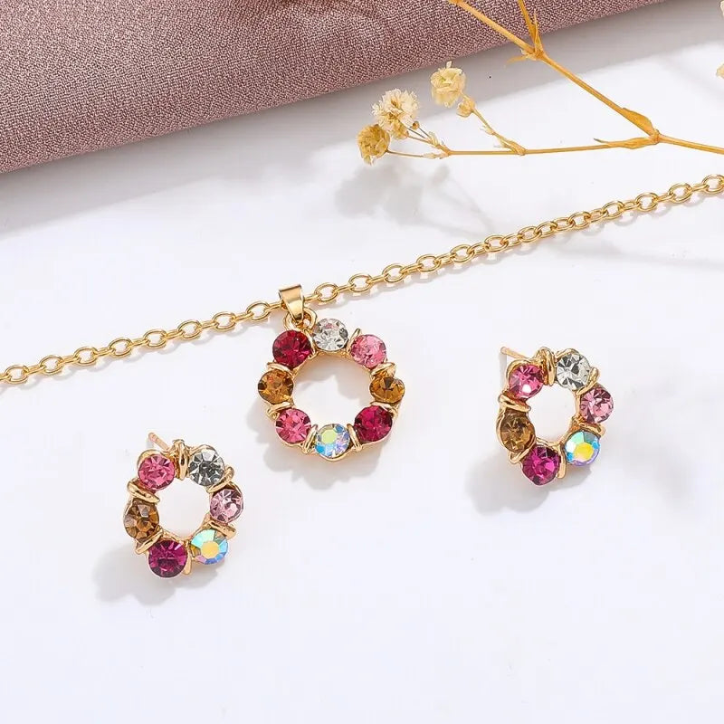 Eternal Circle of Light Jewelry Set
