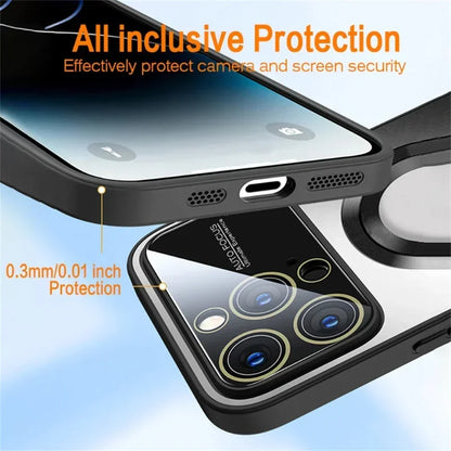 New Titanium Metallic Luxury Matte Case For iPhone 17 Air 16 15 14 Plus 13 12 11 Pro Max Magsafe Lens Camera Protection Cover