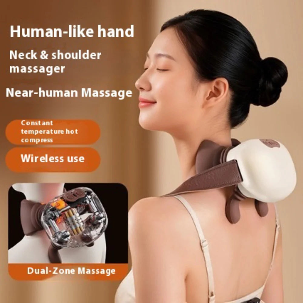 3D Shiatsu Deep-Kneading Neck Massager