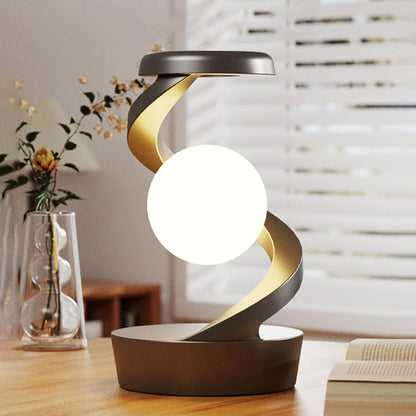 Rotating moon desk lamp & Wireless Charger