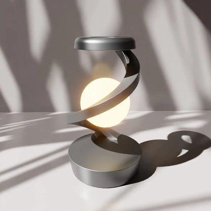 Rotating moon desk lamp & Wireless Charger