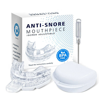 Anti Snoring Mouth Guard Improve Sleeping Adjustable Snoring Mouth Guard Anti-Apnea Teeth Bruxism Stop Snoring Device Mouthpiece