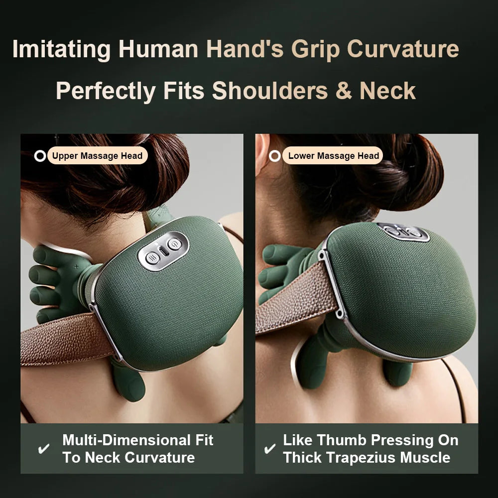 3D Shiatsu Deep-Kneading Neck Massager