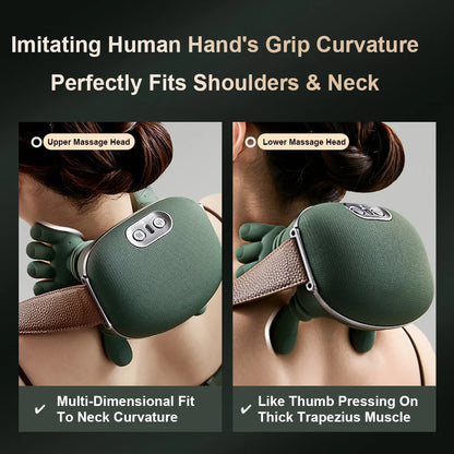 3D Shiatsu Deep-Kneading Neck Massager