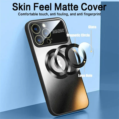 New Titanium Metallic Luxury Matte Case For iPhone 17 Air 16 15 14 Plus 13 12 11 Pro Max Magsafe Lens Camera Protection Cover