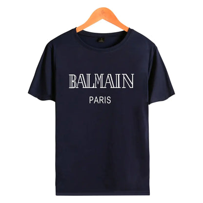 Men's Loose Fit Letter Print Short Sleeve T-Shirt