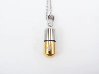 Perfume Bottle Pendant Necklace