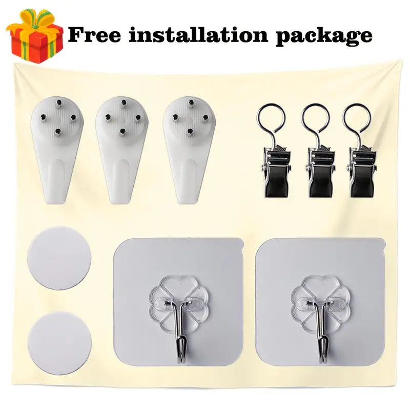 Misty Forest Tapestry Wall Hanging for Home Decor