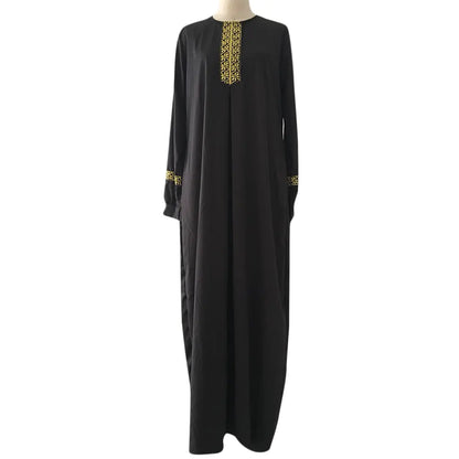Long Muslim Hijab Dresses for Women - Dubai Abaya & Patchwork