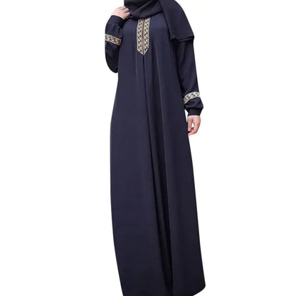 Long Muslim Hijab Dresses for Women - Dubai Abaya & Patchwork