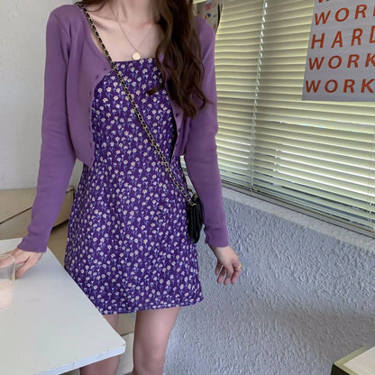 Wholesale 2020 Spring Women's Floral Mini Dress