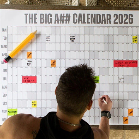 Creative Portable Oversized 2026 Annual Calendar