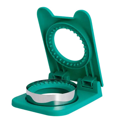 Sandwich Cutter and Sealer Flip Sandwich Cutting Tool for Kids Lunch Stainless Steel Blade Circular Sandwich Bread Toast Mold