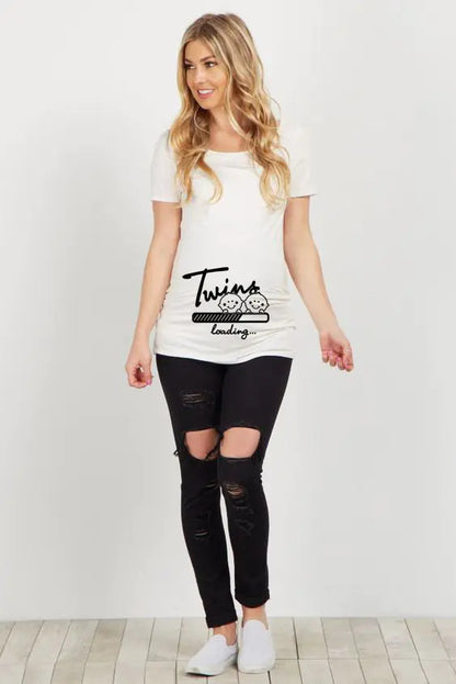 Maternity Comfort Large Short Sleeve T-Shirt