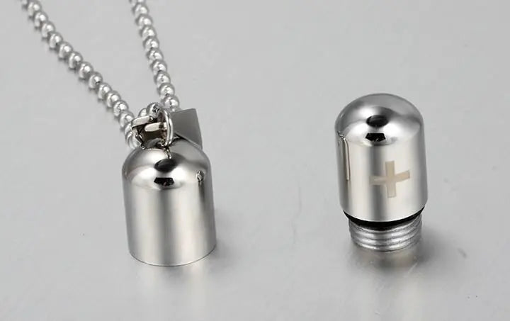 Perfume Bottle Pendant Necklace