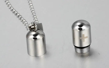 Perfume Bottle Pendant Necklace
