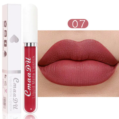 18 Colors Velvet Matte Liquid Lipstick - Waterproof Finish