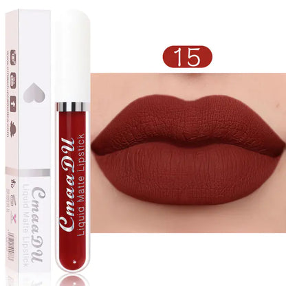 18 Colors Velvet Matte Liquid Lipstick - Waterproof Finish