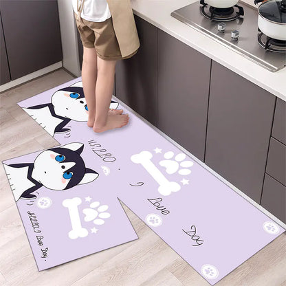 Non-Slip Waterproof Kitchen Runner Mat for Home Use