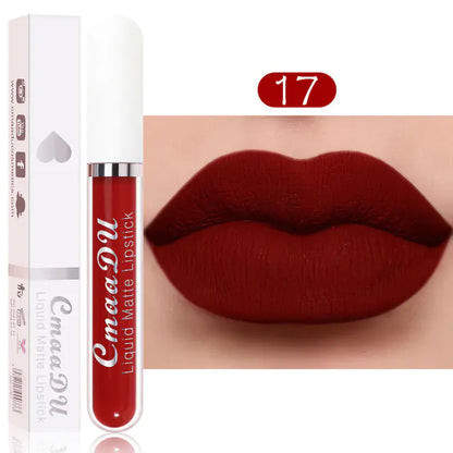 18 Colors Velvet Matte Liquid Lipstick - Waterproof Finish