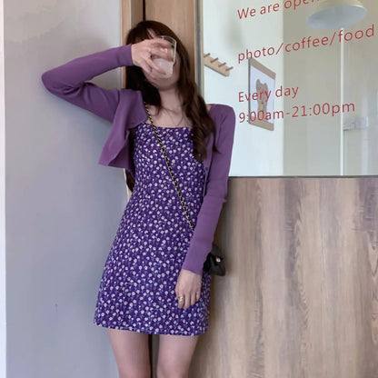 Wholesale 2020 Spring Women's Floral Mini Dress