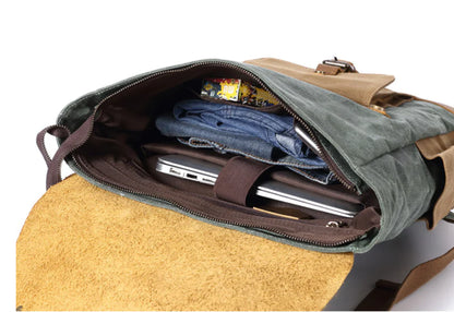 Custom Canvas Backpack for Men - Outdoor & Travel Use